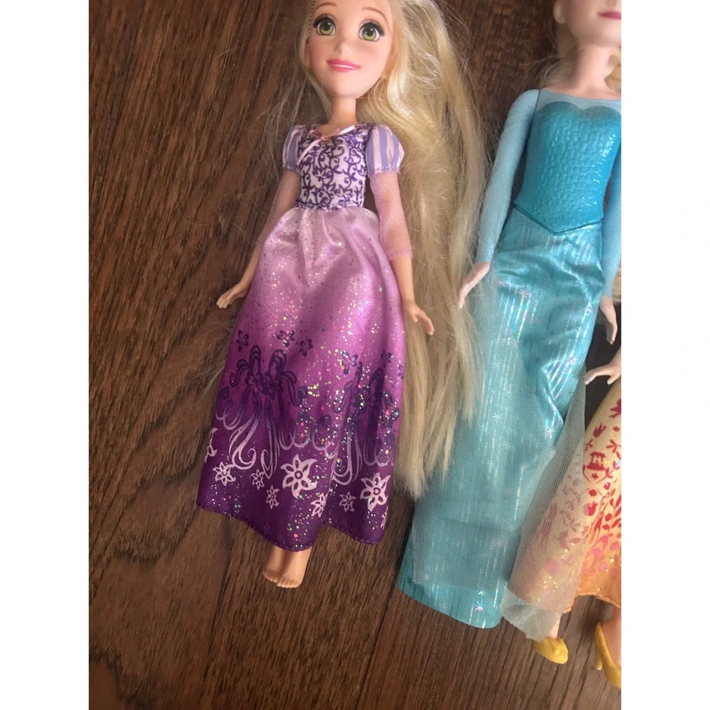 Disney Princess Doll Lot Rapunzel Elsa Snow White Pocahontas Mulan 11 Inch 5pc